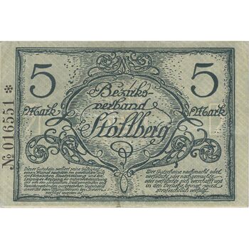 اسکناس 5 مارک 1918 - تک - VF - آلمان