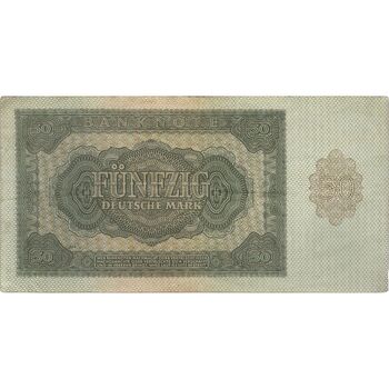 اسکناس 50 مارک 1948 جمهوری دموکراتیک - تک - VF - آلمان