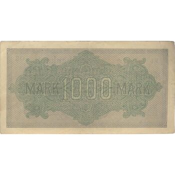 اسکناس 1000 مارک 1922 جمهوری وایمار - تک - VF - آلمان