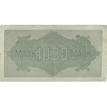 اسکناس 1000 مارک 1922 جمهوری وایمار - تک - VF - آلمان