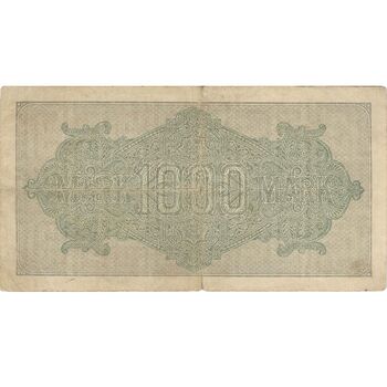 اسکناس 1000 مارک 1922 جمهوری وایمار - تک - VF - آلمان