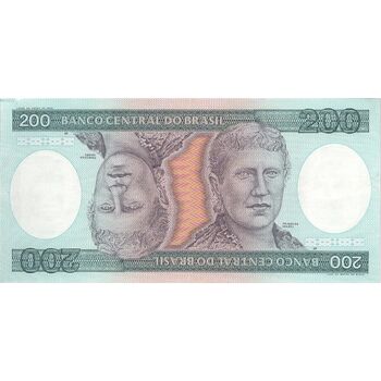 اسکناس 200 کروزریو بدون تاریخ(1984) جمهوری فدراتیو - EG, ACP - تک - UNC62 - برزیل