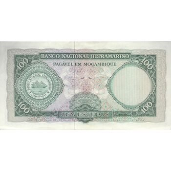 اسکناس 100 اسکودو بدون تاریخ (1976) - جمهوری خلق - تک - AU - موزامبیک