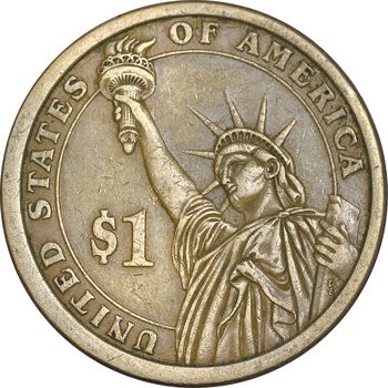 سکه یک دلار 2007P ریاست جمهوری جیمز مدیسون - EF45 - آمریکا