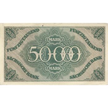 اسکناس 50000 مارک 1923 جمهوری وایمار - تک - EF - آلمان