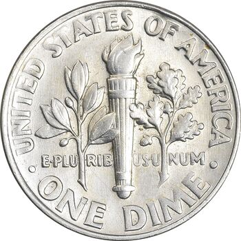 سکه 1 دایم 1997D روزولت - AU50 - آمریکا