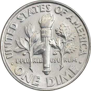 سکه 1 دایم 2001D روزولت - AU50 - آمریکا