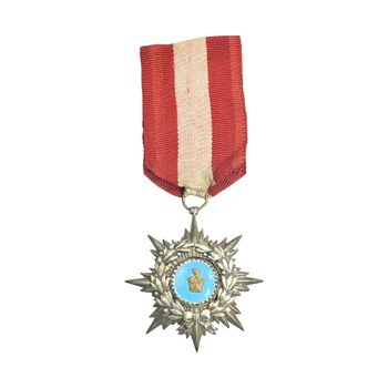 نشان دانش - با روبان - EF - رضا شاه