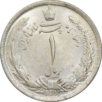 سکه 1 ریال 1313 - MS62 - رضا شاه