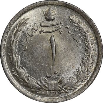سکه 1 ریال 1313 - MS62 - رضا شاه