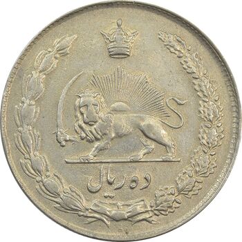 سکه 10 ریال 1343 (ضخیم) - VF - محمد رضا شاه