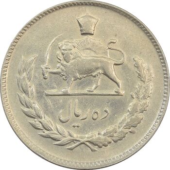 سکه 10 ریال 1349 - EF45 - محمد رضا شاه