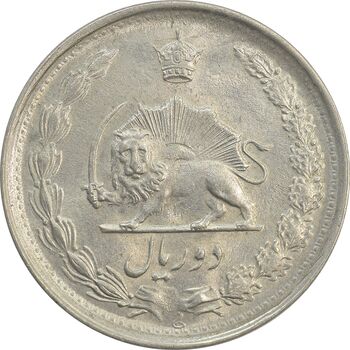 سکه 2 ریال 1343 - MS63 - محمد رضا شاه