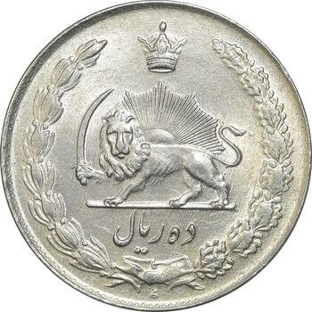 سکه 10 ریال 1335 - MS64 - محمد رضا شاه
