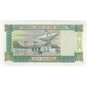 اسکناس 10 دالاسی بدون تاریخ (1996-2005) جمهوری - تک - UNC65 - گامبیا