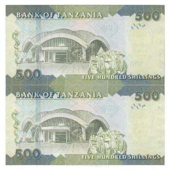اسکناس 500 شیلینگ بدون تاریخ (2010) جمهوری - جفت - UNC64 - تانزانیا