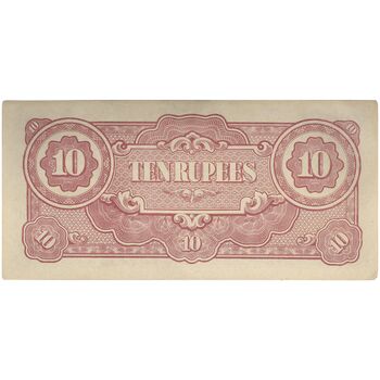 اسکناس 10 روپیه بدون تاریخ (1942-1944) اشغال شده توسط ژاپن - تک - AU - میانمار