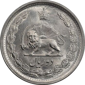 سکه 2 ریال 1345 - MS64 - محمد رضا شاه