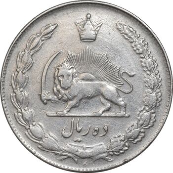 سکه 10 ریال 1341 - ضخیم - EF40 - محمد رضا شاه