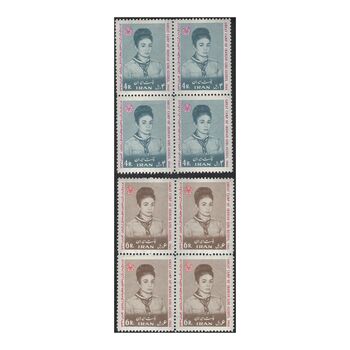تمبر اردوی دختران پیشاهنگ 1347 - محمدرضا شاه