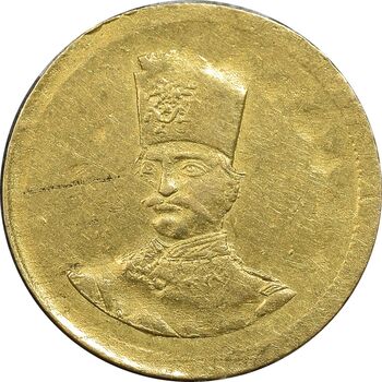 سکه طلا 2000 دینار 1301 - AU55 - ناصرالدین شاه
