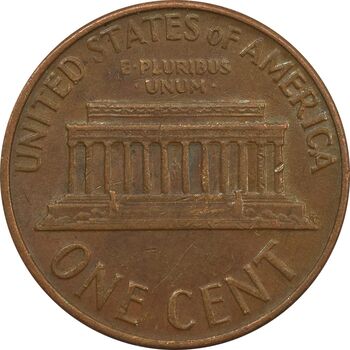 سکه 1 سنت 1968D لینکلن - EF - آمریکا