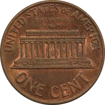 سکه 1 سنت 1969D لینکلن - MS62 - آمریکا