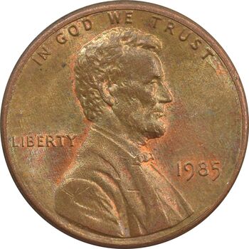 سکه 1 سنت 1985 لینکلن - MS63 - آمریکا