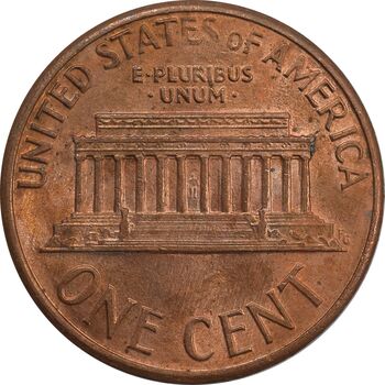 سکه 1 سنت 1988D لینکلن - MS64 - آمریکا