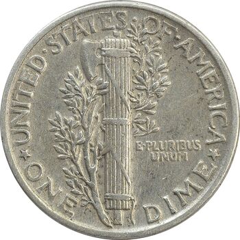 سکه 1 دایم 1941 مرکوری - EF40 - آمریکا