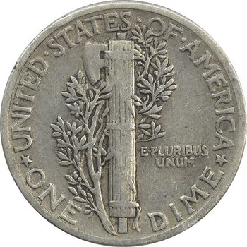 سکه 1 دایم 1941 مرکوری - VF35 - آمریکا