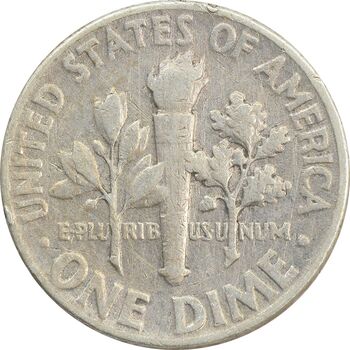 سکه 1 دایم 1951 روزولت - VF30 - آمریکا