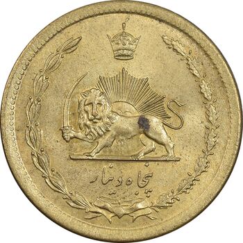 سکه 50 دینار 1343 برنز - MS61 - محمد رضا شاه