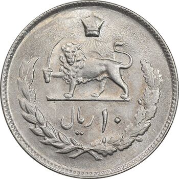 سکه 10 ریال 1354 - AU58 - محمد رضا شاه