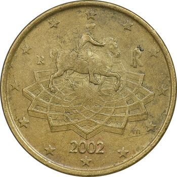سکه 50 یورو سنت 2002 جمهوری - EF45 - ایتالیا