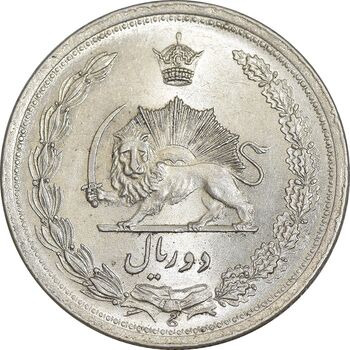 سکه 2 ریال 1310 - MS63 - رضا شاه