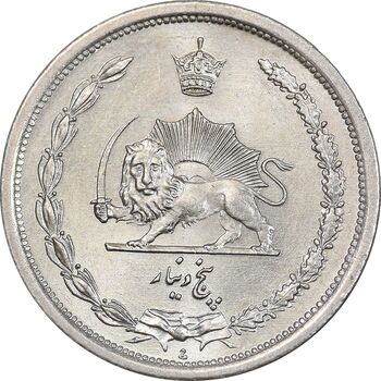 سکه 5 دینار 1310 نیکل - MS66 - رضا شاه