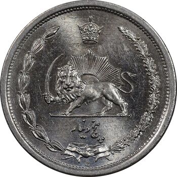 سکه 5 دینار 1310 نیکل - MS66 - رضا شاه