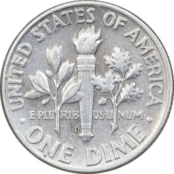 سکه 1 دایم 1964D روزولت - EF45 - آمریکا