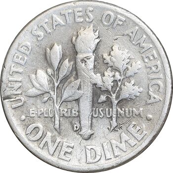 سکه 1 دایم 1957D روزولت - EF40 - آمریکا
