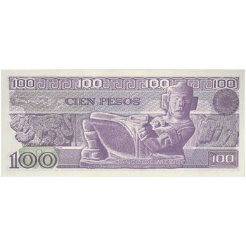 اسکناس 100 پزو 1982 جمهوری - تک - UNC64 - مکزیک