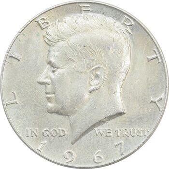 سکه نیم دلار 1967 کندی - EF45 - آمریکا