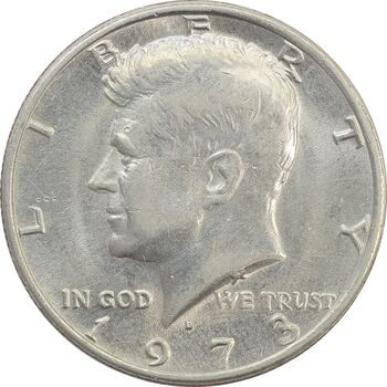 سکه نیم دلار 1973D کندی - AU50 - آمریکا