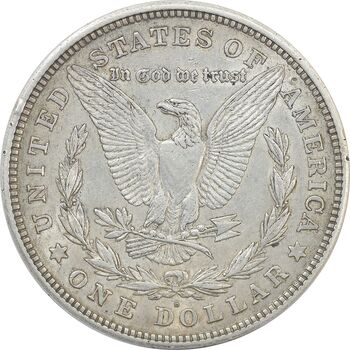 سکه یک دلار 1921D مورگان - EF45 - آمریکا