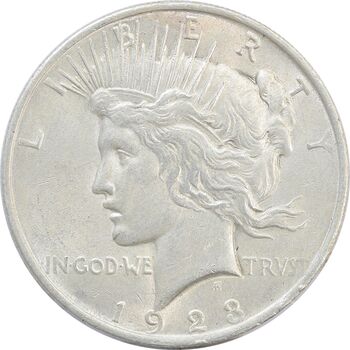 سکه یک دلار 1923 صلح - AU50 - آمریکا