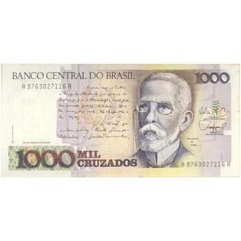 اسکناس 1000 کروزادو بدون تاریخ(1988) جمهوری فدراتیو - MFN, EAC - تک - AU - برزیل
