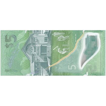 اسکناس 5 دلار 2022 جمهوری - تک - UNC65 - باربادوس