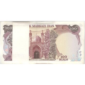 بسته اسکناس 100 ریال (نمازی - نوربخش) - UNC - جمهوری اسلامی