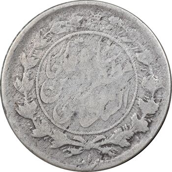 سکه 1000 دینار 1322 - 1333 ارور تاریخ - خطی - VF25 - مظفرالدین شاه
