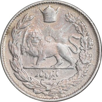 سکه 1000 دینار 1307 تصویری - VF35 - رضا شاه